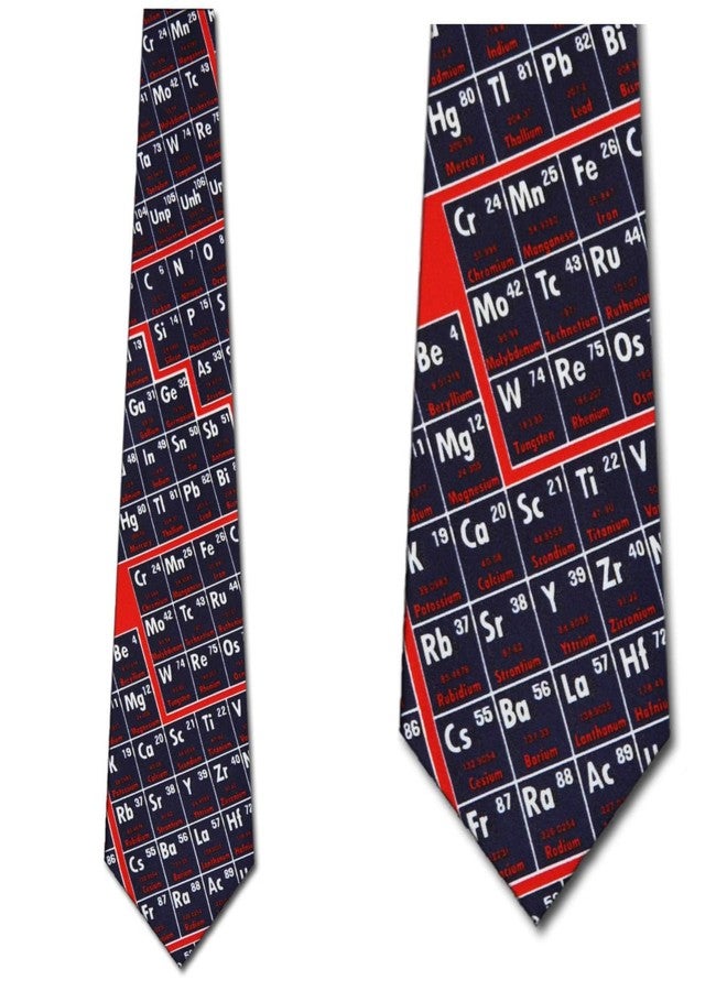 Three Rooker Periodic Table Neckties Chemistry Ties Science Tie Mens Neck tie - Image 2